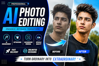 do ai photo editing retouching and image enhancement