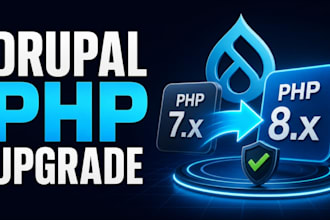 upgrade PHP and fix drupal compatibility issues