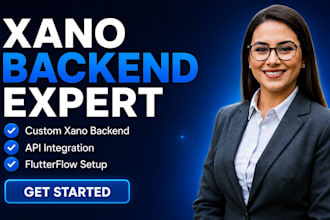 build xano backend, API, database and flutterflow integration