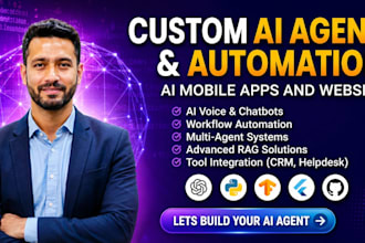 develop ai website development, ai chatbot ai software as full stack developer