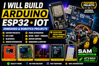 build arduino esp32 esp8266 iot embedded systems and robotics projects