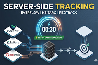 30 minutes setup for everflow, keitaro and redtrack