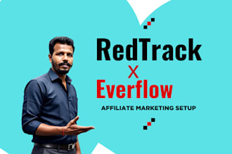 setup everflow, keitaro and redtrack