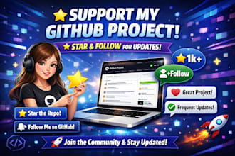 do your github promotion for your github project to increase stars and followers