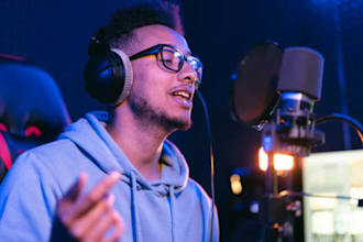male vocalist, male singer music producer for blues, jazz, christian music