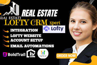 configurazione lofty CRM automazione real estate boldtrail kvcore idx sito web