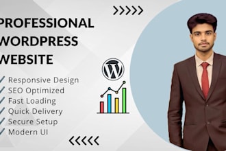 develop an SEO friendly wordpress blog or affiliate website