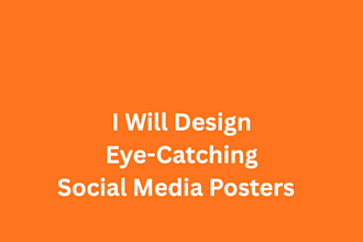 design eye catching social media poster in canva