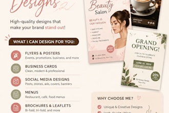 design creative and professional designs