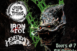 design an eye catching poster for your event or band