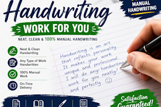 write beautiful handwritten notes, letters, and cards