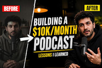 design high CTR youtube thumbnails for faceless, podcast channels