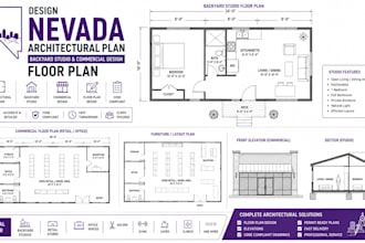 design nevada architectural plan backyard studio commercial design floor plan