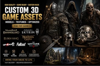 create bannerlord,skyrim, fallout,l42d and elden ring models