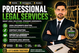 draft review and edit contracts legal agreements notices and legal research