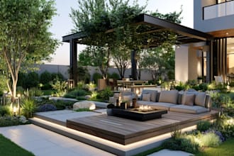 do backyard landscape design, patio, front yard design