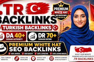 provide high quality da40 dr70 dofollow turkish SEO backlinks