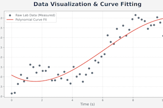 plot your lab data, do curve fitting and write reports