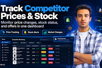 build a competitor price and stock monitoring system