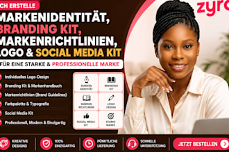 gestalte markenidentitat brand kit markenrichtlinien logo social media kit