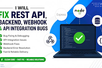 fix rest API, backend, webhook and API integration bugs