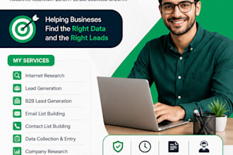 do internet research and lead generation for your business