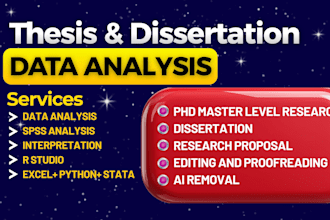 do data analysis and interpretation report by spss analysis,r , python excel