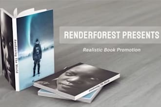 create ai cinematic book trailer video for amazon KDP or book promo video