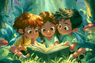 draw children illustrations for books