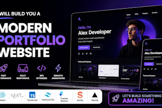 build you a portfolio website