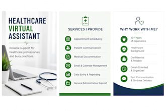 be your healthcare virtual assistant for scheduling and admin support