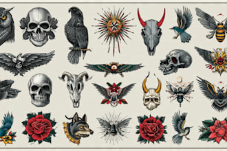 do unique customized realism tattoo design