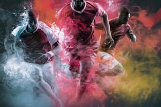 design an advertising sport flyer, banner, poster and sport graphics
