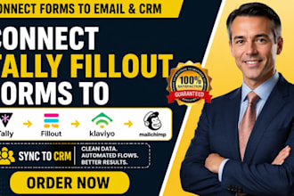 connect tally fillout form to klaviyo mailchimp crm