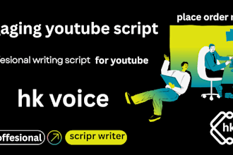 write viral and suspenseful horror scripts for youtubechanel