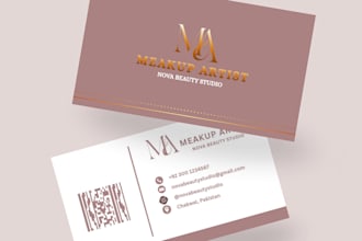 design a professional modern business card