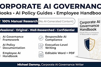 write a responsible ai governance ebook for your organization