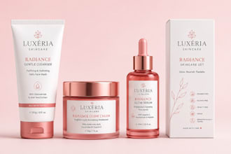 design cosmetic packaging skincare label product sleeve design packaging mockup