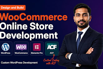 build a custom woocommerce online store with wordpress