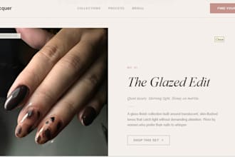 create nail salon website, nail polish website, beauty salon website