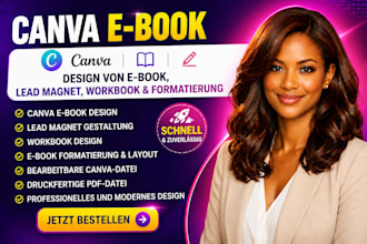 ich gestalte canva ebook, lead magnet, workbook und ebook formatierung