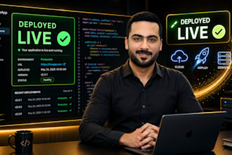 deploy your web app and make it live on hosting with domain and SSL