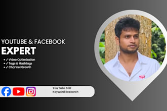 do youtube video SEO and facebook optimization