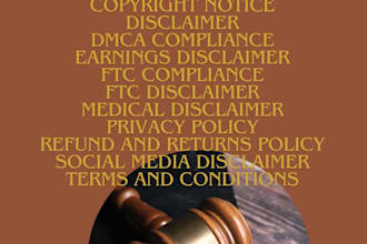 write professional legal pages for your business
