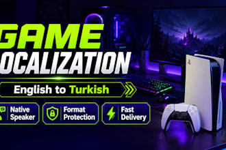 professionally translate and localize your game into turkish