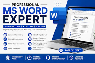 format, edit, and redesign word documents professionally