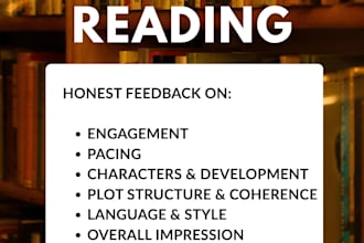 beta read your manuscript
