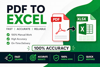 convert PDF to excel