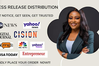 write and distribute music press releases for artists and brands