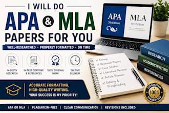 do apa and mla papers for you